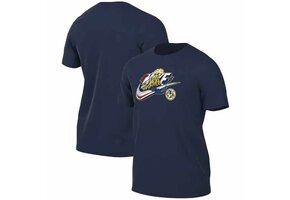 Nike Club America 2023-24 Futura Tee Shirt - Navy Blue