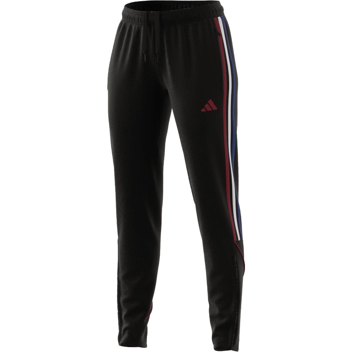 adidas Womens Tiro 23 League Training Pants - Black/Power Red - Soccerium