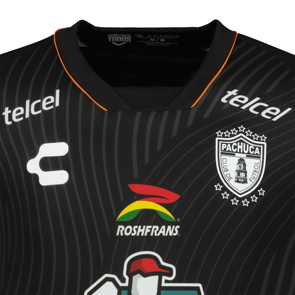 Charly 2023-24 Pachuca Away Jersey - Black/Orange