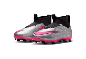 Nike Jr Zoom Mercurial Superfly 9 Academy XXV Edition FG / MG - Metallic Silver/Hyper Pink/Black