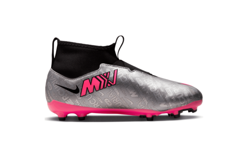 Nike Jr Zoom Mercurial Superfly 9 Academy XXV Edition FG / MG - Metallic Silver/Hyper Pink/Black