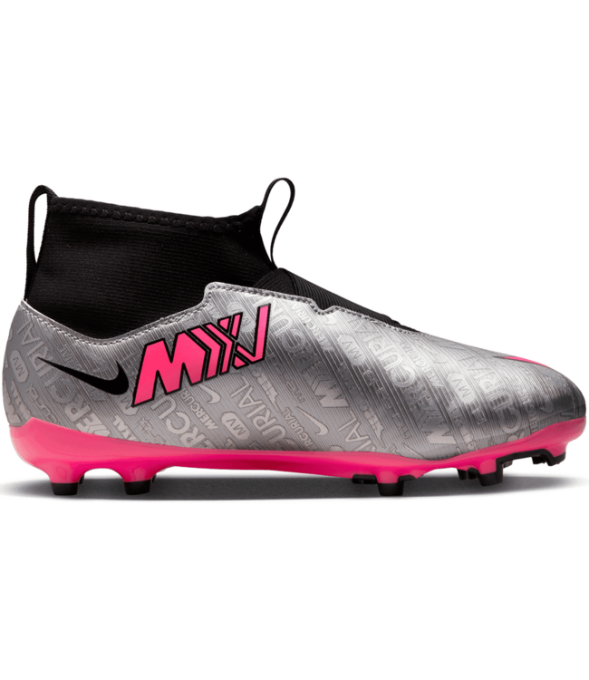 Nike Nike Jr Zoom Mercurial Superfly 9 Academy XXV Edition FG / MG - Metallic Silver/Hyper Pink/Black