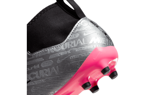 Nike Jr Zoom Mercurial Superfly 9 Academy XXV Edition FG / MG - Metallic Silver/Hyper Pink/Black