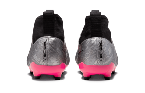 Nike Jr Zoom Mercurial Superfly 9 Academy XXV Edition FG / MG - Metallic Silver/Hyper Pink/Black