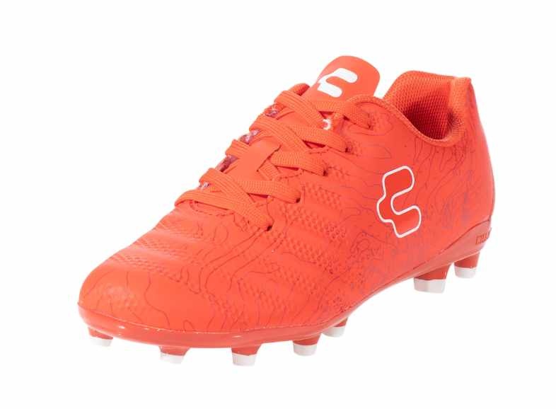 Charly Hotcross 2.0  Jr  FG Youth Soccer Cleats - Red