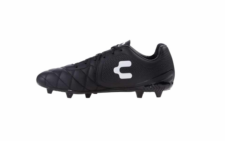 Charly Legendario 2.0 Leather LT FG Soccer Cleats - Black