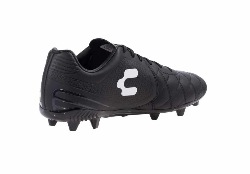 Charly Legendario 2.0 Leather LT FG Soccer Cleats - Black