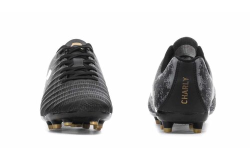 Charly Hot Cross 2.0  FG Soccer Cleats - Black/Gold