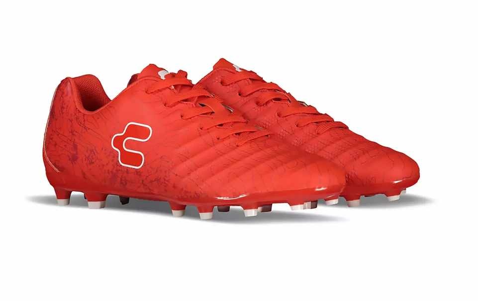 Charly Hot Cross 2.0  FG Soccer Cleats - Red