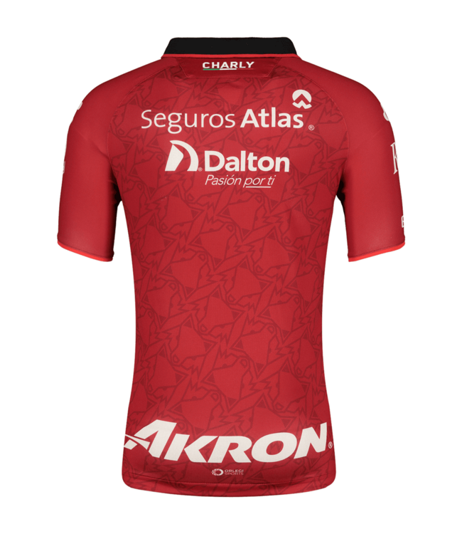 Charly Charly Atlas FC 2023-24 Away Jersey - Red/White/Black