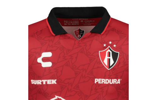Charly Atlas FC 2023-24 Away Jersey - Red/White/Black
