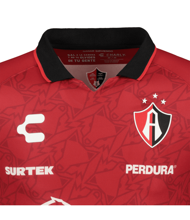 Charly Charly Atlas FC 2023-24 Away Jersey - Red/White/Black