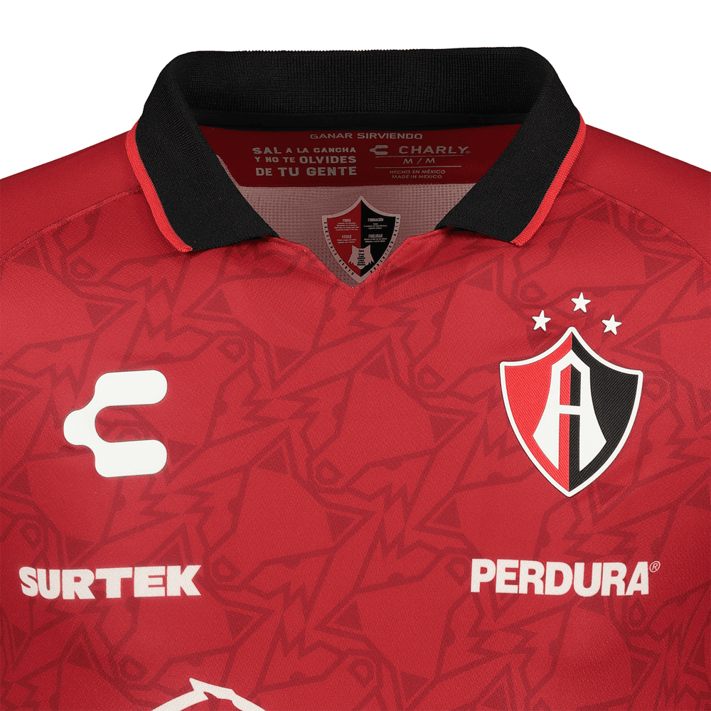 Charly Atlas FC 2023-24 Away Jersey - Red/White/Black