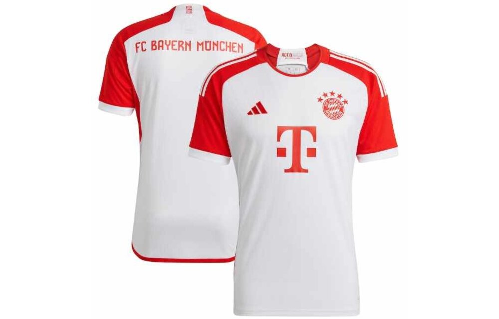 adidas 2023-24 Bayern Munich Home Jersey - White/Red