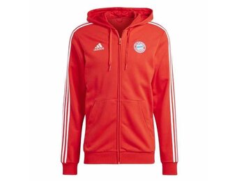 adidas Bayern Munich 23 /24 DNA Full Zip Hoodie - Red