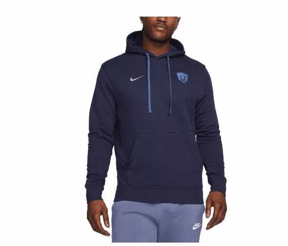 Nike Pumas UNAM 2023 - 24 Club Fleece Hoodie - Obsidian/Mystic Navy