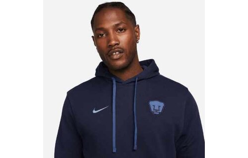 Nike Pumas UNAM 2023 - 24 Club Fleece Hoodie - Obsidian/Mystic Navy