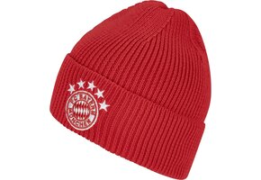 adidas Bayern Munich 2023 - 24 Cuffed Beanie Woolie - Red