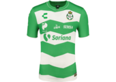 Charly Santos Laguna 2023-24 Home Jersey - Green/White