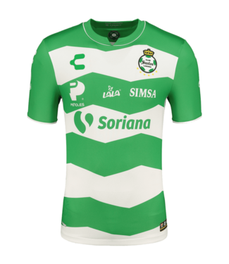 Charly Charly Santos Laguna 2023-24 Home Jersey - Green/White