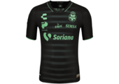 Charly Santos Laguna 2023-24 Away Jersey - Black/Green