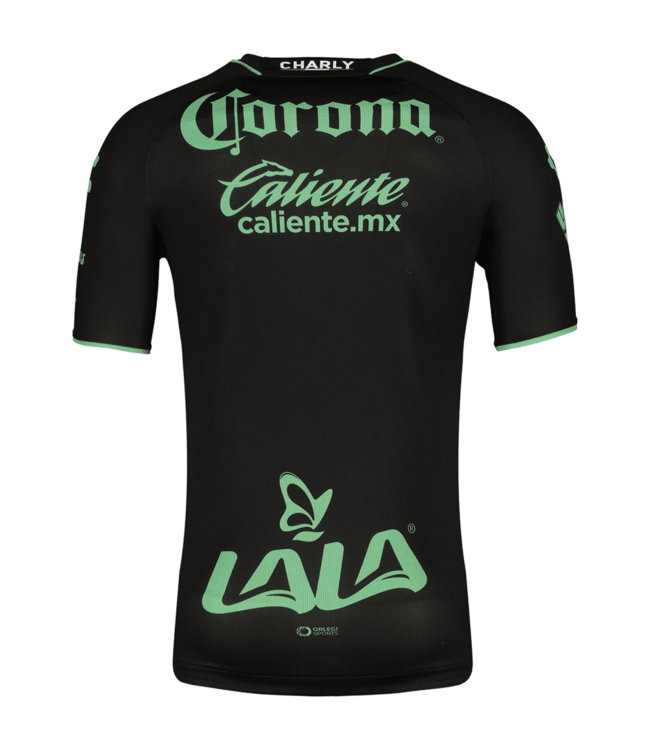 Charly Charly Santos Laguna 2023-24 Away Jersey - Black/Green