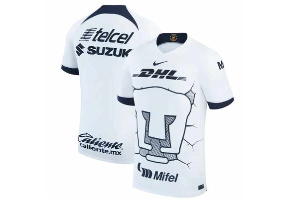 Nike Pumas UNAM 2023 - 24 Home Jersey -White/Obsidian