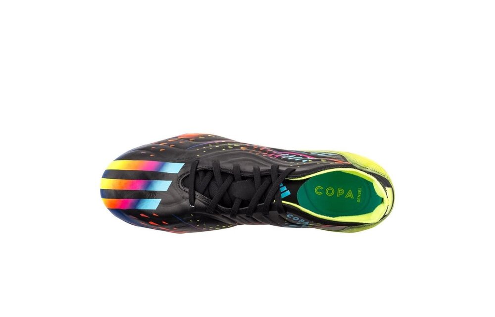 adidas Copa Sense 1 Elite FG Al Rihla Pack- Core Black/Bright Cyan/Solar Yellow