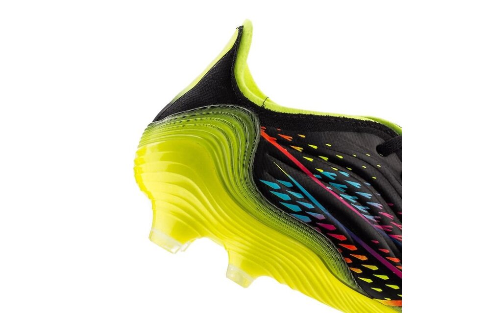 adidas Copa Sense 1 Elite FG Al Rihla Pack- Core Black/Bright Cyan/Solar Yellow
