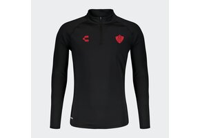 Charly Atlas FC 2023-24 Training 1/4 Zip Pullover Top - Black