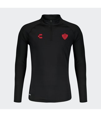 Charly Charly Atlas FC 2023-24 Training 1/4 Zip Pullover Top - Black