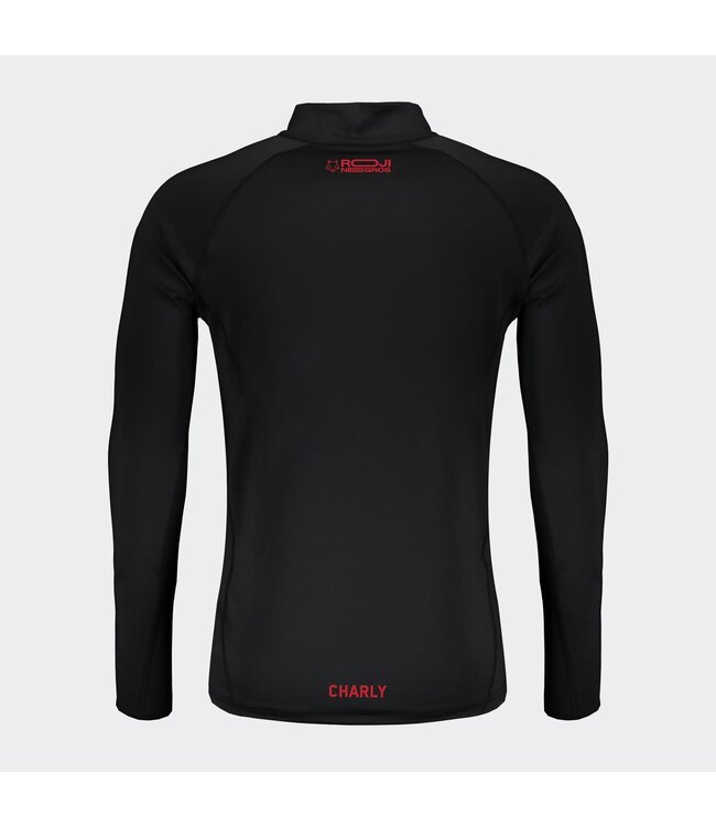 Charly Charly Atlas FC 2023-24 Training 1/4 Zip Pullover Top - Black