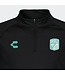 Charly Charly Club Leon 2023-24 Training 1/4 Zip Pullover Top - Black/Green
