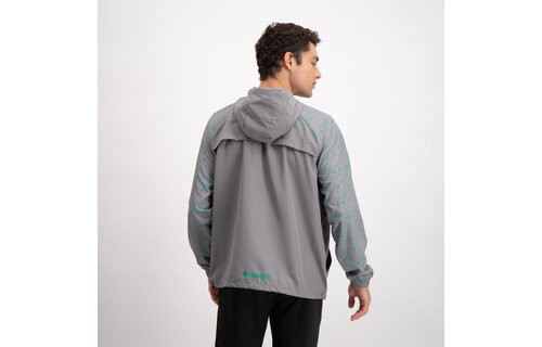 Charly Club Leon 2023-24 Training 1/4 Zip Windbreaker - Gray