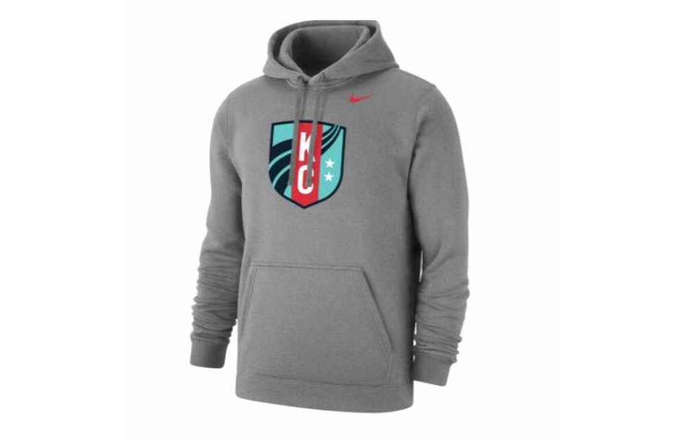 Nike NWSL Kansas City KC Current 2023 Hoodie - Grey