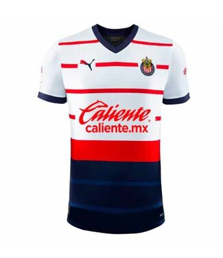 Puma Puma Chivas DG 2023 -24 Away Jersey - White/Red/Navy