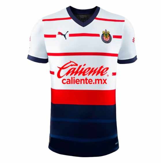 Puma Chivas DG 2023 -24 Away Jersey - White/Red/Navy