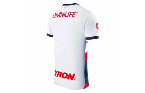 Puma Chivas DG 2023 -24 Away Jersey - White/Red/Navy
