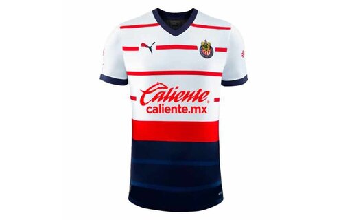 Puma Chivas DG 2023 -24 Away Jersey - White/Red/Navy