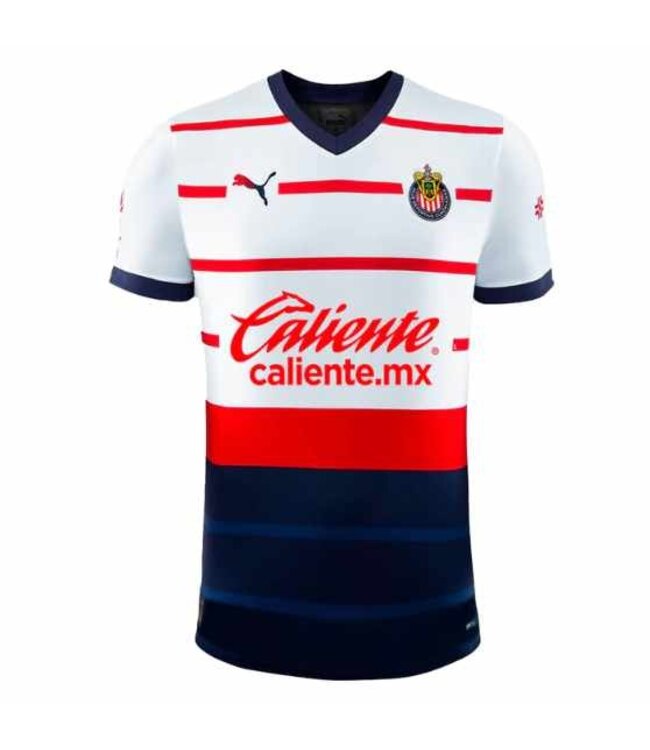 Puma Puma Chivas DG 2023 -24 Away Jersey - White/Red/Navy