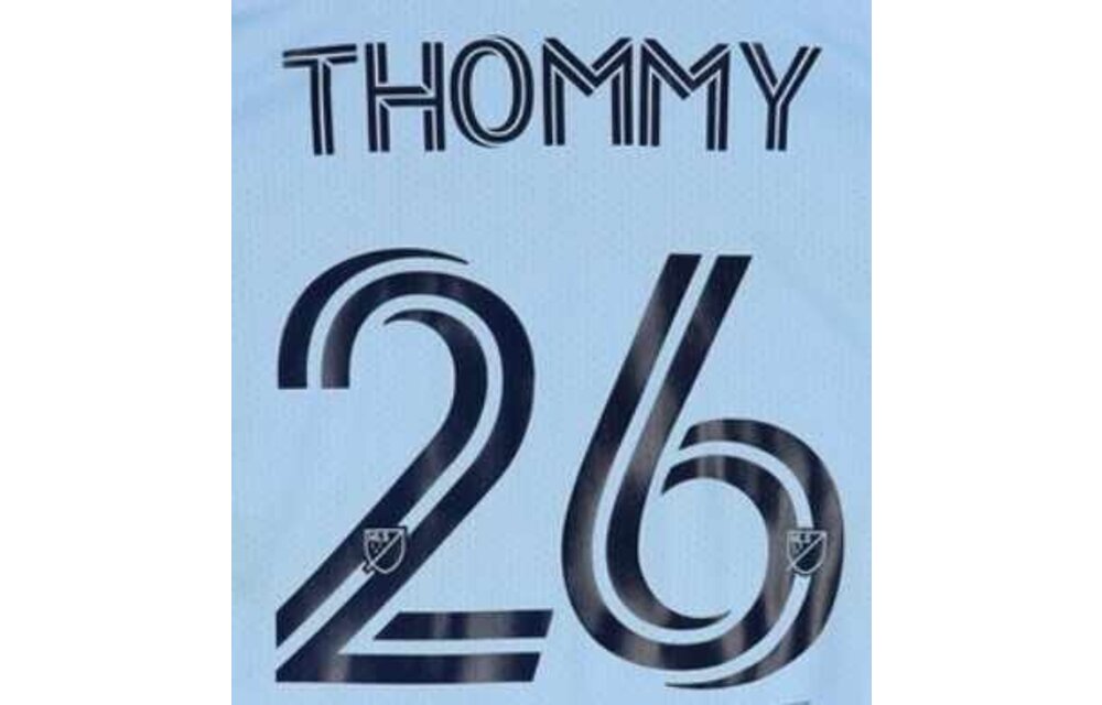 Thommy # 26 Sporting Kansas City 2021/24 Home  Adult Nameset