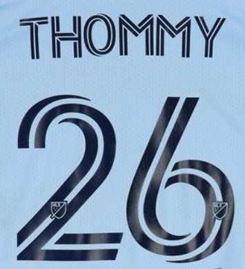 Thommy # 26 Sporting Kansas City 2021/24 Home  Adult Nameset