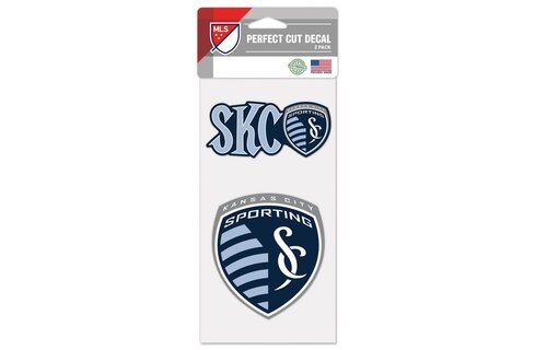 WinCraft Sporting Kansas City Slogan Perfect Cut 4 x 4 Decal