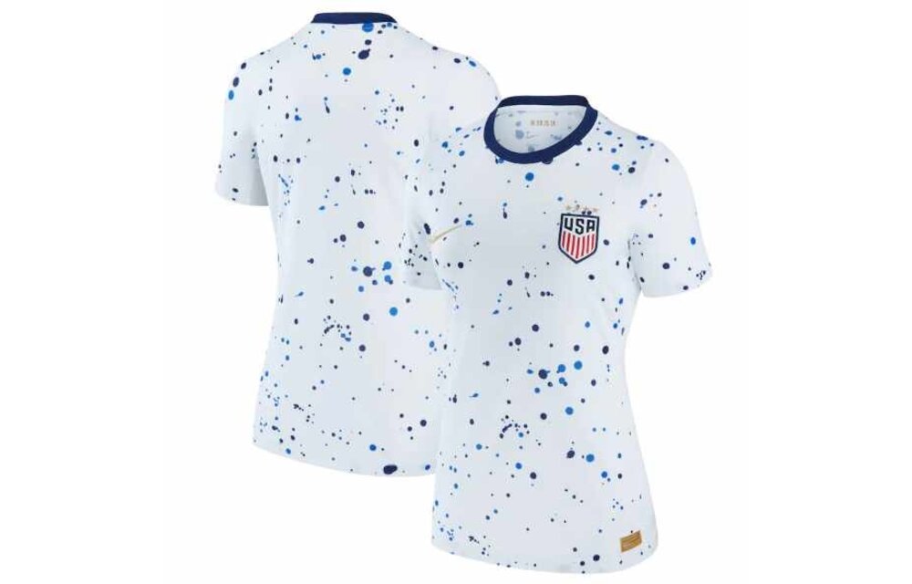 Nike USA United States WWC 2023 Womens World Cup ( 4 Stars) Home Jersey -White/Loyal Blue/Gold