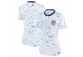 Nike USA United States WWC 2023 Womens World Cup ( 4 Stars) Home Jersey -White/Loyal Blue/Gold