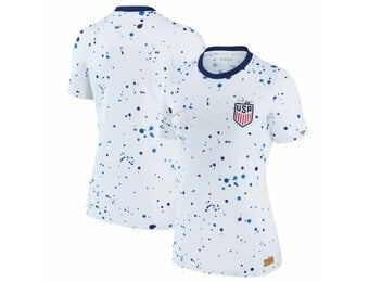Nike USA United States WWC 2023 Womens World Cup ( 4 Stars) Home Jersey -White/Loyal Blue/Gold