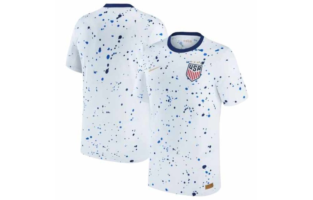 Nike USA United States Youth WWC 2023 World Cup ( 4 Stars) Home Jersey -White/Loyal Blue/Gold
