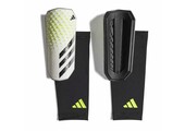 adidas Predator 23 League Shin Guards - White/Lucid Lemon/Black