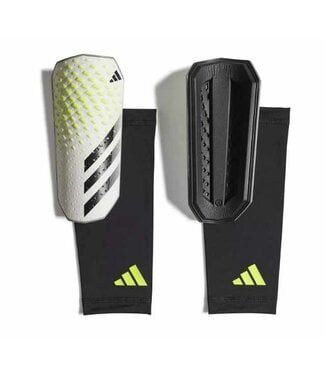 adidas adidas Predator 23 Competition Shin Guards - White/Lucid Lemon/Black