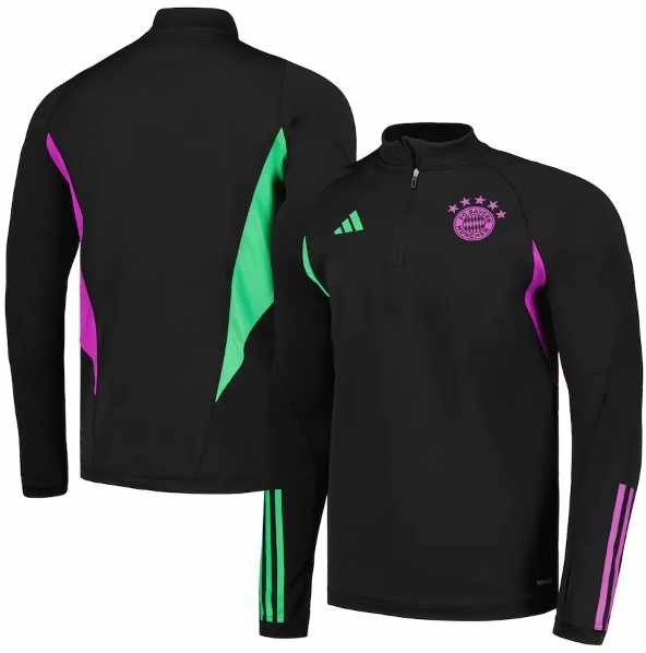 adidas Bayern Munich 2023 - 24 Tiro Training Top - Black